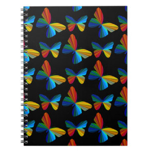 Farbenfrohe Butterfly-Notebook Notizblock