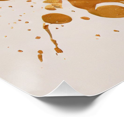 Farbenfrohe Butterfly Poster (Ecke)