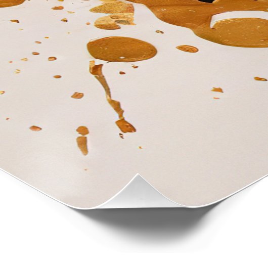 Farbenfrohe Butterfly Poster (Ecke)