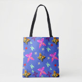 Farbenfrohe Butterfly Tasche (Vorderseite)