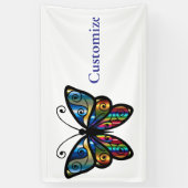 Farbenfrohe Butterfly Thunder_Cove Banner (Vertikal)