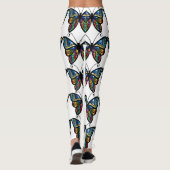 Farbenfrohe Butterfly Thunder_Cove Leggings (Rückseite)