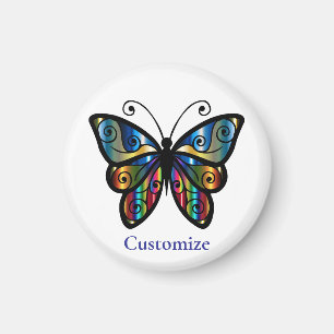 Farbenfrohe Butterfly Thunder_Cove Magnet