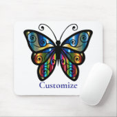 Farbenfrohe Butterfly Thunder_Cove Mousepad (Mit Mouse)