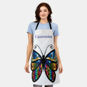 Farbenfrohe Butterfly Thunder_Cove Schürze (Getragen)