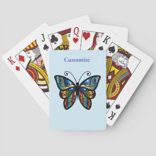 Farbenfrohe Butterfly Thunder_Cove Spielkarten
