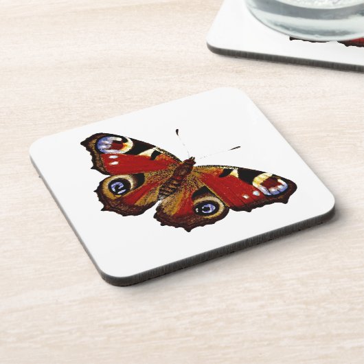 Farbenfrohe Butterfly Untersetzer (Linke Seite)