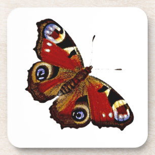 Farbenfrohe Butterfly Untersetzer