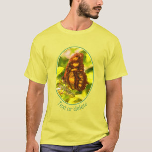 Farbenfrohe Butterfly Wasserfarbe Personalisiert T-Shirt