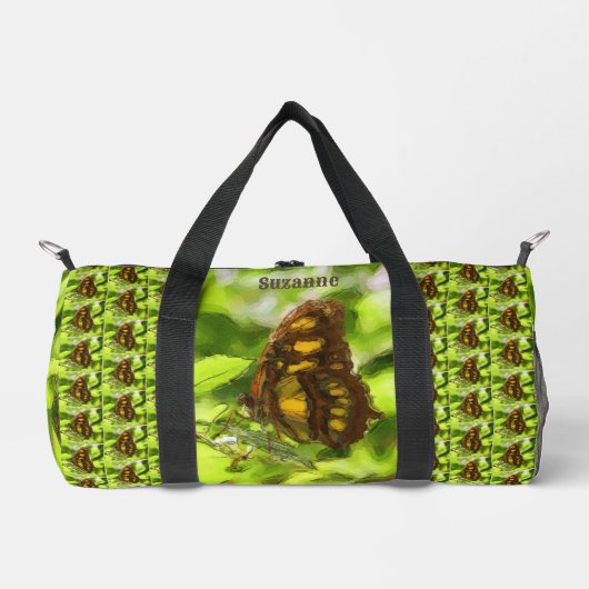 Farbenfrohe Butterfly Wasserfarbe Personalisierte Duffle Bag (Vorderseite)