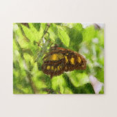 Farbenfrohe Butterfly Wasserfarben Kunst, Dichtung Puzzle (Horizontal)
