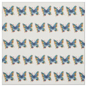 Farbenfrohe Butterfly zeichnend Stoff (Muster)