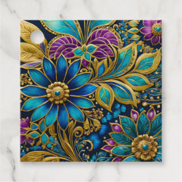 Farbenfrohe byzantinische Jewel Art Gift Tags Geschenkanhänger