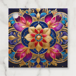 Farbenfrohe byzantinische Jewel Art Gift Tags Geschenkanhänger