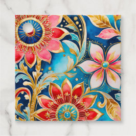 Farbenfrohe byzantinische Jewel Art Gift Tags Geschenkanhänger