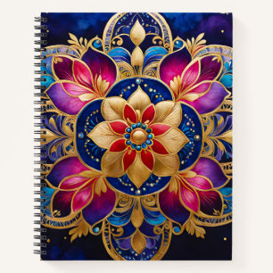 Farbenfrohe byzantinische Jewel Art Spirituosen No Notizblock