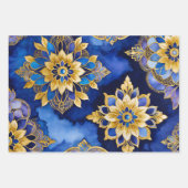 Farbenfrohe byzantinische Kunstschmiedetafeln Geschenkpapier Set (Vorderseite)