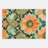 Farbenfrohe byzantinische Kunstschmiedetafeln Geschenkpapier Set (Vorderseite 3)