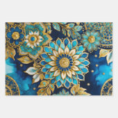 Farbenfrohe byzantinische Kunstschmiedetafeln Geschenkpapier Set (Vorderseite 2)