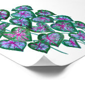 Farbenfrohe Caladia Poster (Ecke)