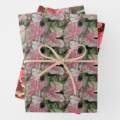 Farbenfrohe Caladium Blätter Blumenmuster (Beispiel)