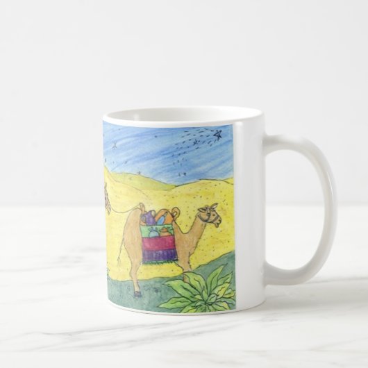 farbenfrohe Camels Kaffeetasse (Rechts)