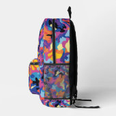 Farbenfrohe Camouflage Bedruckter Rucksack (Rechts)