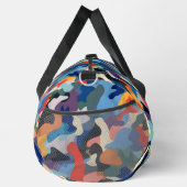 Farbenfrohe Camouflage Duffle Bag (Rechts)