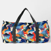 Farbenfrohe Camouflage Duffle Bag (Rückseite)