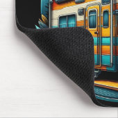 Farbenfrohe Camper Maus Pad! Mousepad (Ecke)