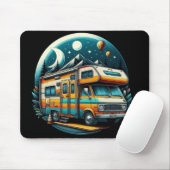 Farbenfrohe Camper Maus Pad! Mousepad (Mit Mouse)