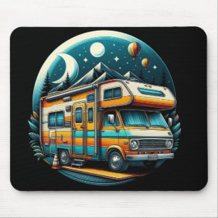 Farbenfrohe Camper Maus Pad! Mousepad