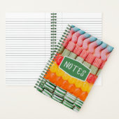 Farbenfrohe Candies SpiralNotebook Notizblock (Innen)