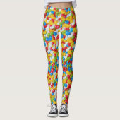Farbenfrohe Candy Beans Delikatessen, Leggings (Vorderseite)