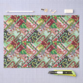 Farbenfrohe Candy Canes Seidenpapier (Handwerk)