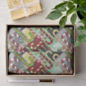 Farbenfrohe Candy Canes Seidenpapier (Geschenk)