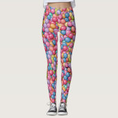 Farbenfrohe Candy Craze Leggings (Vorderseite)