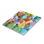 Farbenfrohe Candy Hearts Fliese (Seite)