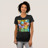 Farbenfrohe Candy Hearts T-Shirt (Vorne ganz)