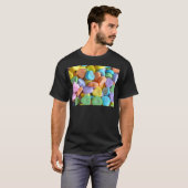 Farbenfrohe Candy Hearts T-Shirt (Vorne ganz)