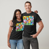 Farbenfrohe Candy Hearts T-Shirt (Unisex)