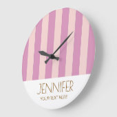 Farbenfrohe Candy Lavendel Purle Farbe Moderne Str Große Wanduhr (Winkel)