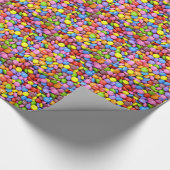 Farbenfrohe Candy Pattern Geschenkpapier (Ecke)