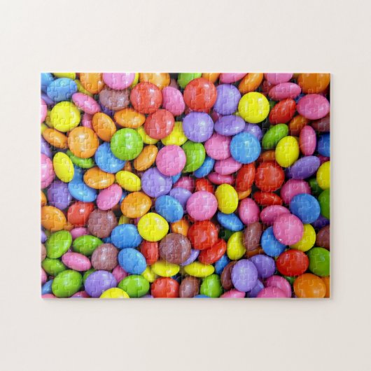 Farbenfrohe Candy Pattern Puzzle (Horizontal)
