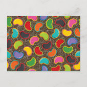 Farbenfrohe Candy Retro Jellyboa Pop Custom Postca Postkarte (Vorderseite)