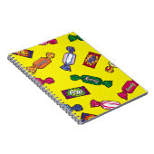 Farbenfrohe Candy Seamless Patternart, Pop, Süßigk Notizblock (Rechte Seite)