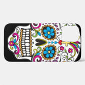Farbenfrohe Candy Skull Case-Mate iPhone Case (Rückseite (Horizontal))