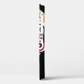 Farbenfrohe Candy Skull Case-Mate iPhone Case (Rückseite / Links)