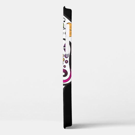 Farbenfrohe Candy Skull Case-Mate iPhone Case (Rückseite / Links)