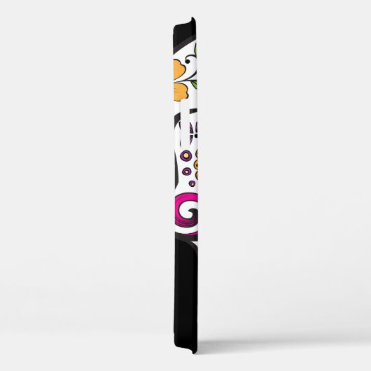 Farbenfrohe Candy Skull Case-Mate iPhone Case (Rückseite / Rechts)